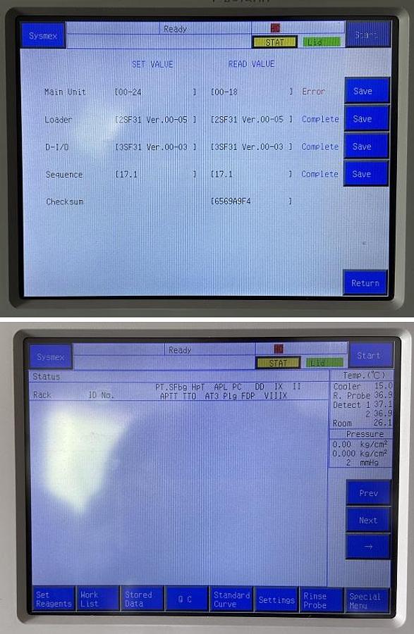 Used SYSMEX CA-1500