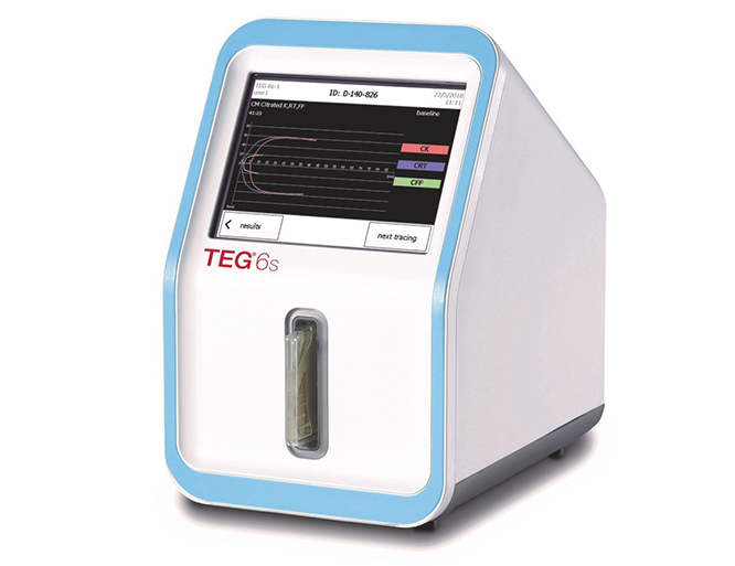 Haemonetics TEG 6s Hemostasis Analyzer Cleared for Trauma Testing | Medgadget